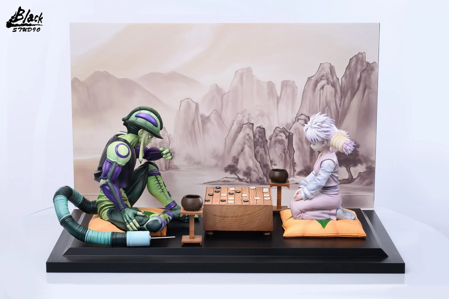 *Overselling * Black stone Studio Hunter x Hunter The game of chess between the Meruem and Komugi Resin Statue