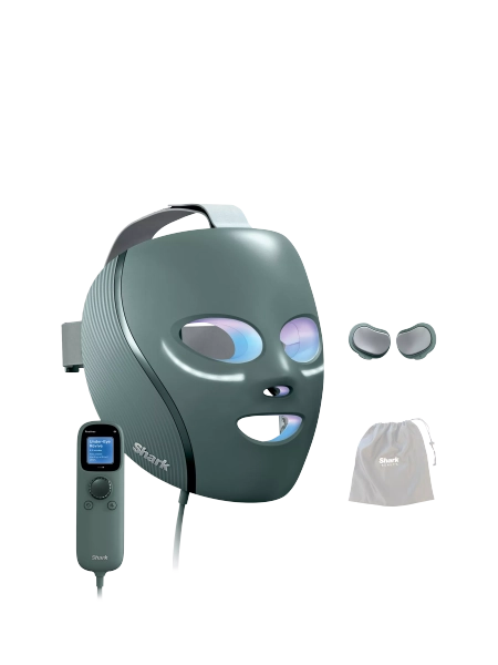 Shark CryoGlow FW312UK Under-Eye Cooling & LED Anti-Ageing & Blemish Repair Mask