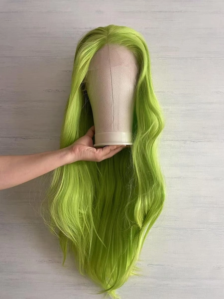 Light Green Color Lace Front Cosplay Wig , Drag Queen Wig ,party Wig - Etsy UK