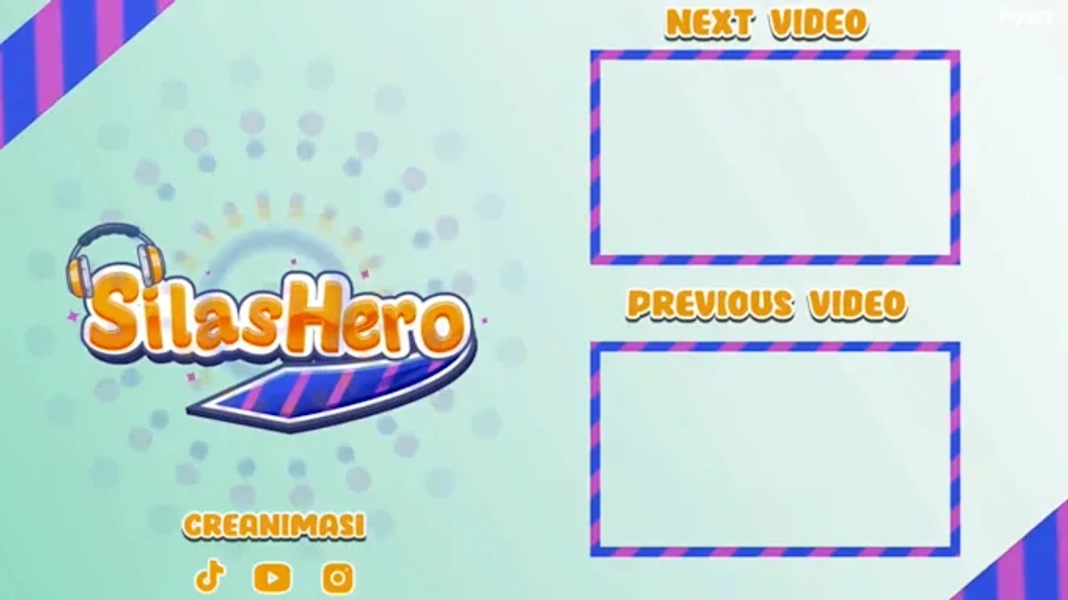 create high quality animated intro outro video for vtuber ,twitch, kick, youtube