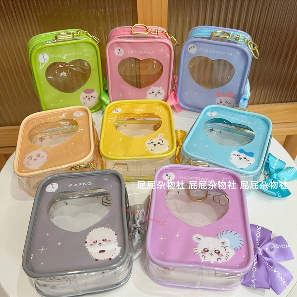 Chiikawa Pvc Transparent Storage Bag Doll Itabag Display Plush Doll Storage Bag