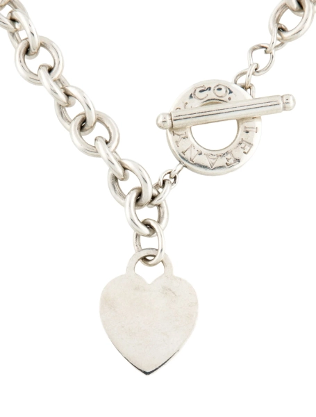 Heart Tag Toggle Necklace