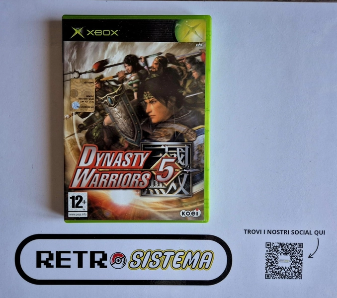 Xbox Primo Modello Dynasty Warriors 5 PAL Italiano completo ottime condizioni
