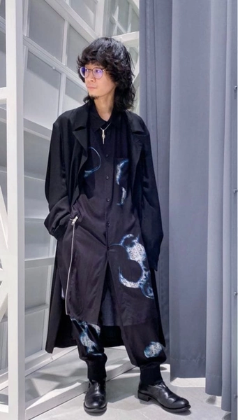 Ground Y  江戸川乱歩 人間椅子 ジッパー ロングシャツ 文豪シリーズ | Shop at Mercari from Japan! | Buyee