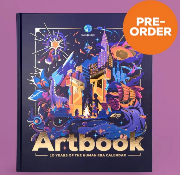 Kurzgesagt The Human Era Calendar Artbook