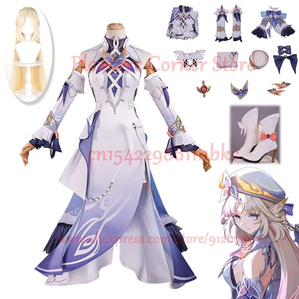 Genshin Impact Nicole Reeyn Cosplay Costume Set