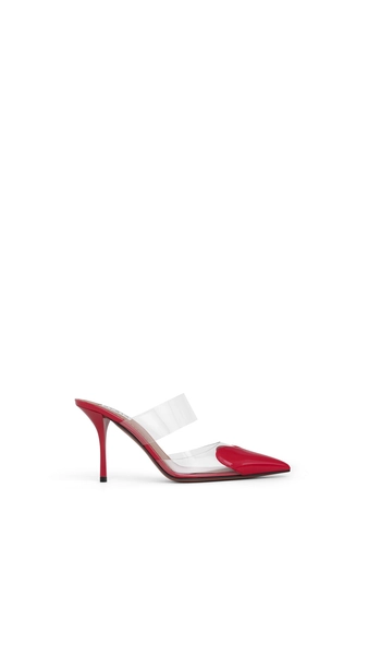 LE CŒUR MULES IN PATENT LEATHER
