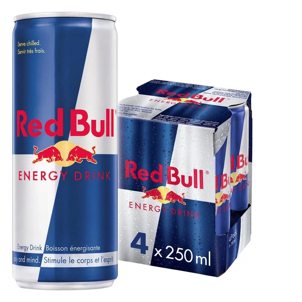 Red Bull Energy Drink, 250 ml (4 pack)