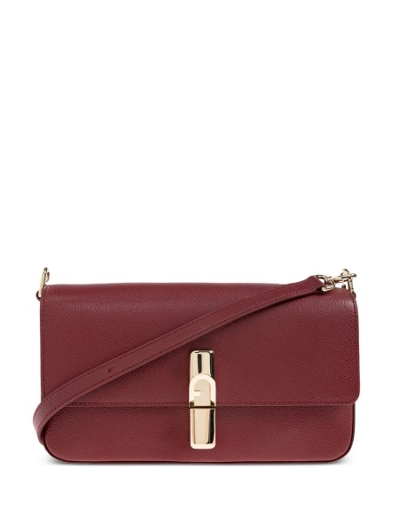 Furla: Leather Flap-Closure Shoulder Bag