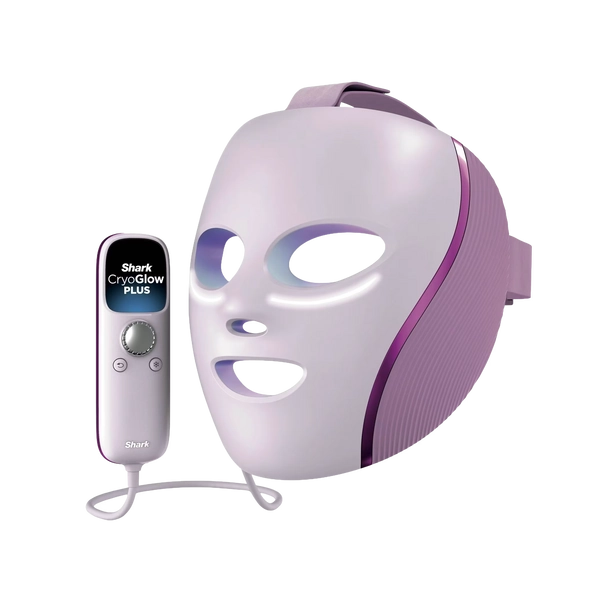 Shark CryoGlow Plus Under-Eye Cooling + Wider-Coverage* LED Anti-Ageing & Blemish Repair Mask – Pastel Berry