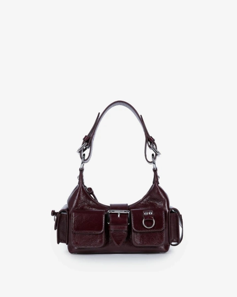 The Kooples Amelia Small Bag in Burgundy
