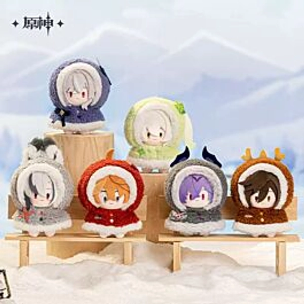 Genshin Impact miHoYo Winter Playtime Series Plush Keychain