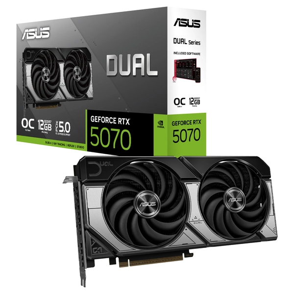 Buy ASUS GeForce RTX 5070 Dual OC GDDR7 12GB [DUAL-RTX5070-O12G] | PC Case Gear Australia