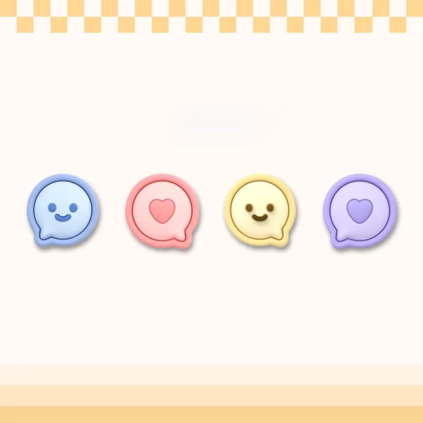 Cute Switch 2 Joystick Caps Silicone Switch 2 Thumb Grips