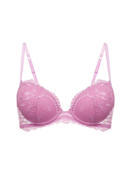 Lilac Rose lace push-up bra