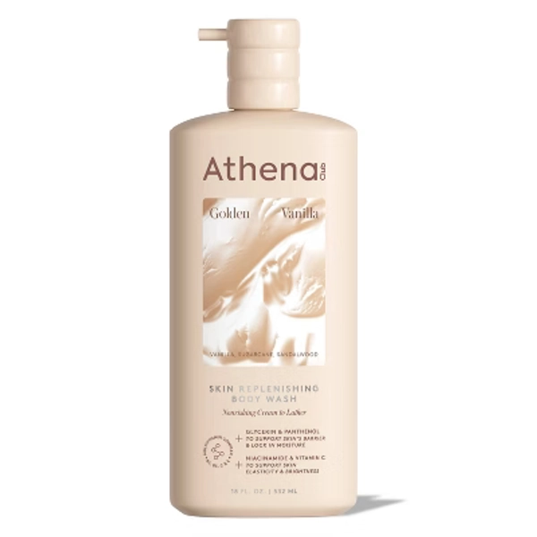 Athena Club Skin Replenishing Body Wash - Golden Vanilla - 18 fl oz