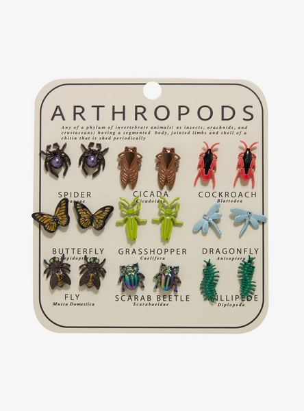 Arthropods Bug Stud Earring Set