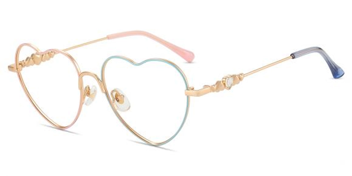 Women's full frame Metal eyeglasses