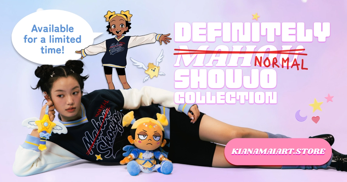 Kiana Mai Official Store | Definitely Normal Shoujo Varsity Crewneck