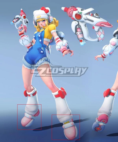 Overwatch 2 OW2 X Hello Kitty Juno Cosplay Shoes