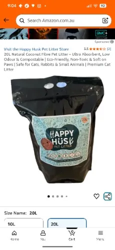 Coconut Husk Cat Litter 