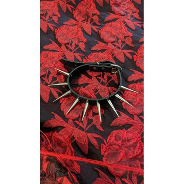 Handmade 1.5 INCH SPIKEY Spiked Punk Goth Collar Choker