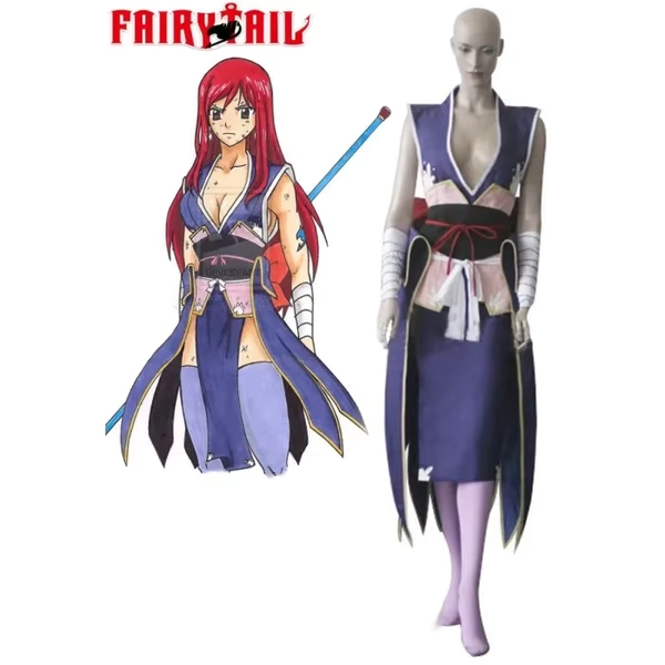 DegradTail Titania Cosplay Costume, Erza planchers let, Forever Upgrade Ress, Armure Kimono - AliExpress 200000532