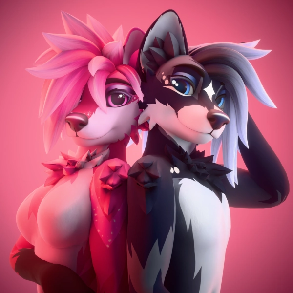 Astrawolf - VRChat Avatar by LegacyTwoTails on Jinxxy
