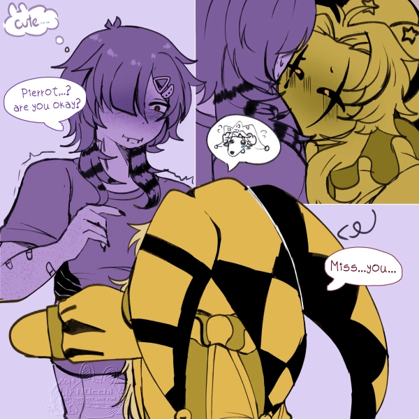 [Yumeship Special offer ] Couple  Half body sketch by Nox✦🐰 ✨ (@N0cchi_)