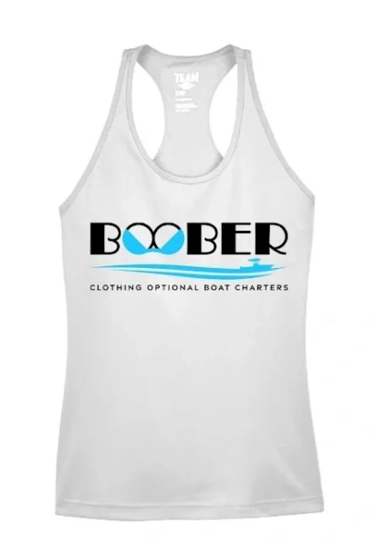 Boober Tank Top - White (Women's) (Size: S)