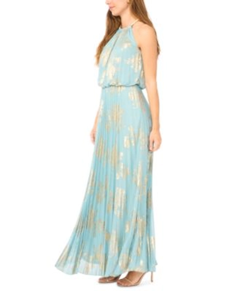 Women's Embellishment Halter-Neck Pleated Gown