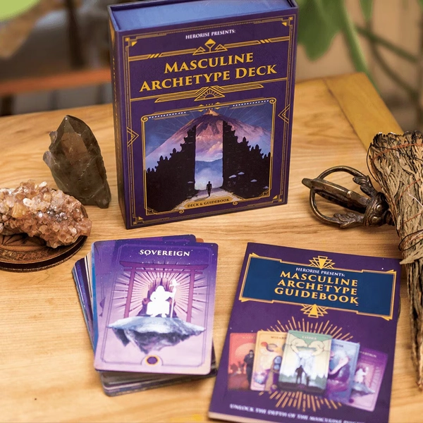 MASCULINE ARCHETYPE DECK : Empowering Positive Masculinity Oracle Deck (tarot, Cards, Prompts) - Etsy