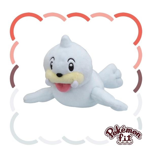 Pokemon Center Original Pokemon fit Mini Plush #86 Seel bambola giocattolo da...