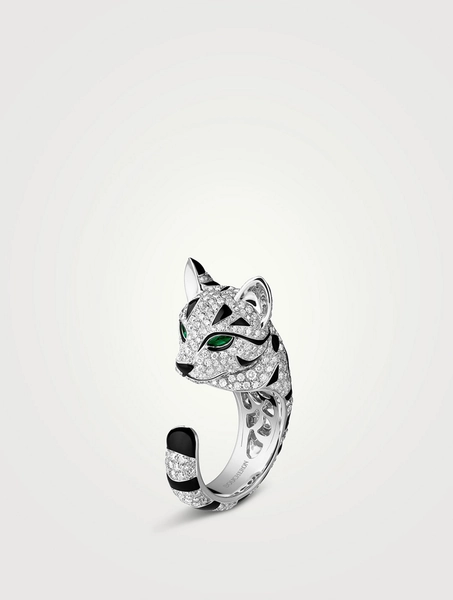 White Gold Ring With Diamonds