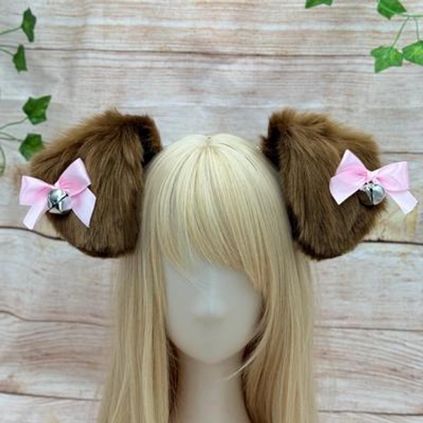 Build your own: Floppy Puppy Ears Headband Custom Colored Floppy Dog Cosplay with bows