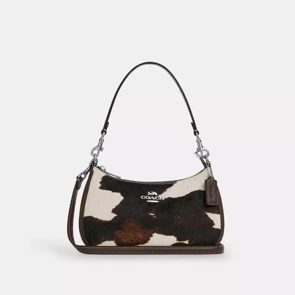 Teri Shoulder Bag With Cow Print
