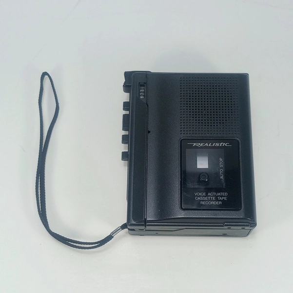 Realistic Portable Cassette Voice Activated Recorder Minisette-20 14-1055B