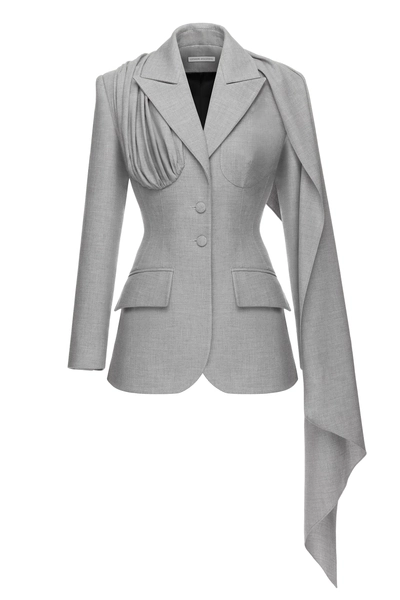SCARF BAR BLAZER - Aleksandre Akhalkatsishvili