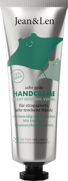 Jean & Len - hand cream - rosemary & ginger - 75 ml