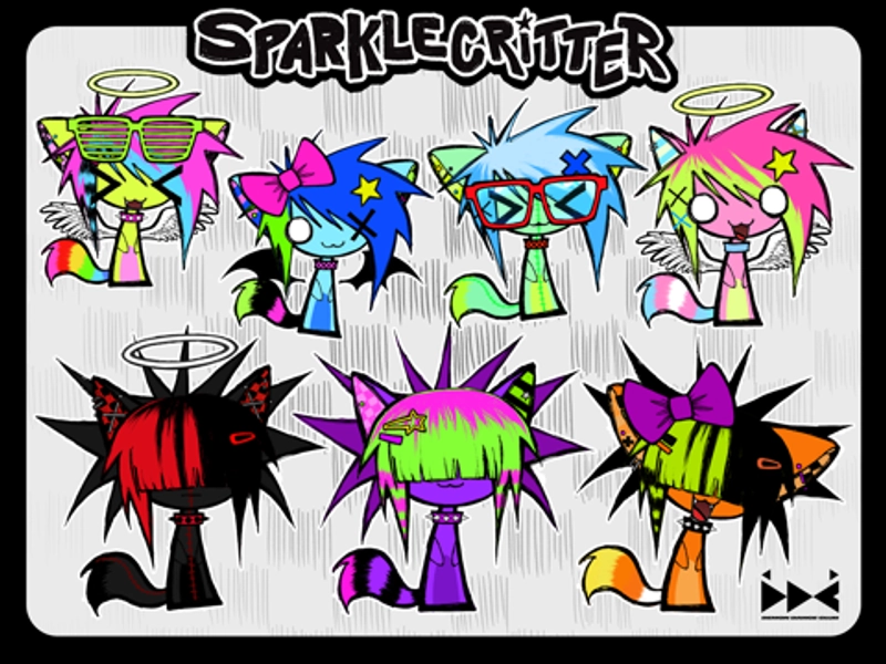 Sparklecritter Customizable Vtuber Model