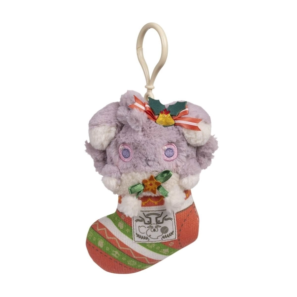 Pokemon Center Original Espurr Plush Key chain Pokemon Christmas Holiday 2024