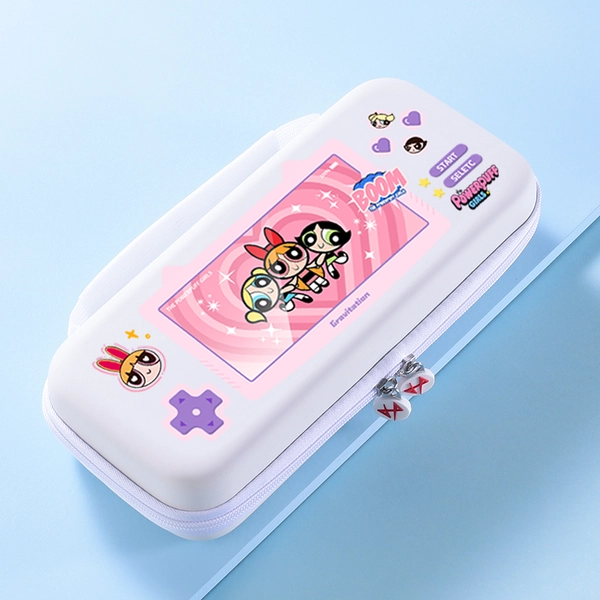NS2 Cartoon Girls Switch 2 Carrying Case Kawaii Pink Switch 2 Storage Bag