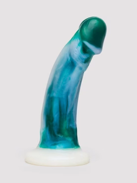 Vixen Mustang VixSkin Clouds Green 6.5 Inch Dildo