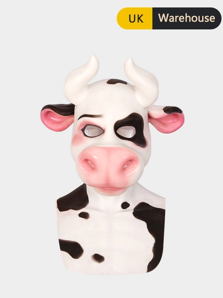 Silicone Spotted Cow Mask