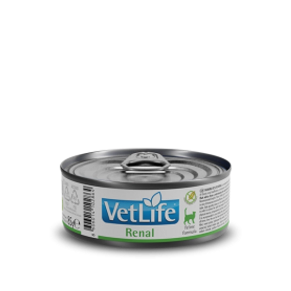 PACK 12 UNID. VET LIFE NATURAL DIET CAT RENAL 85gr