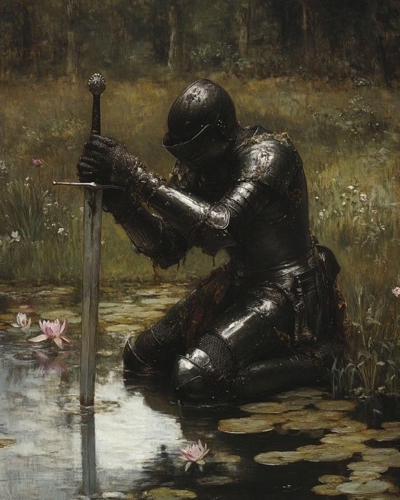 kneeling knight