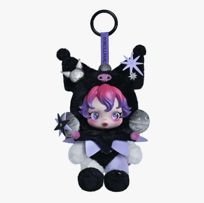 POP MART Official SKULLPANDA × KUROMI Plush