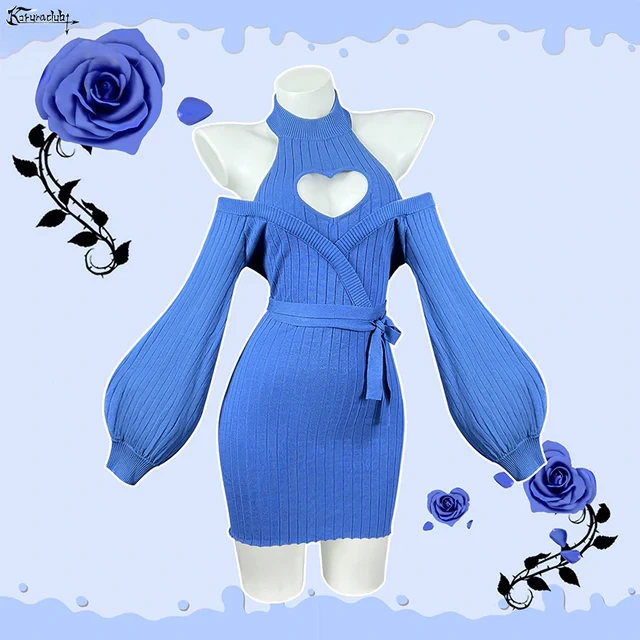 HEART MELT SWEATER SR08 | L / Blue