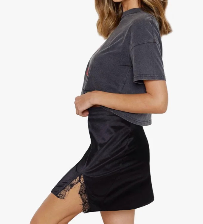 Black Lace Skirt