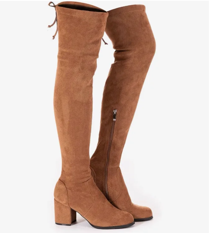 Over the Knee Suede Boots